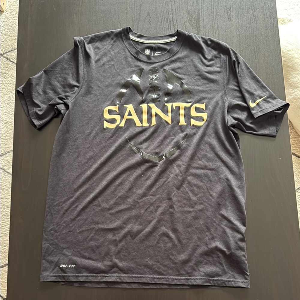 Nike Saints Black Dri-Fit T-Shirt